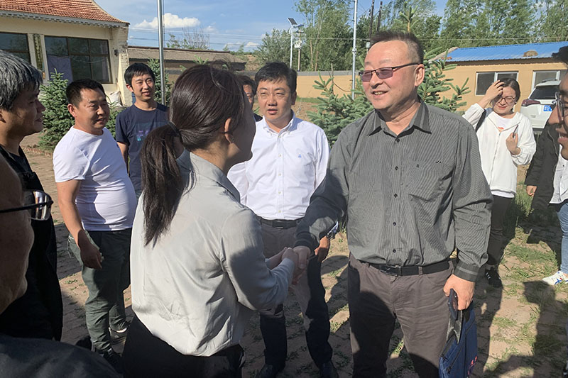 光华基金会副秘书长王溪一行赴灵丘考察调研